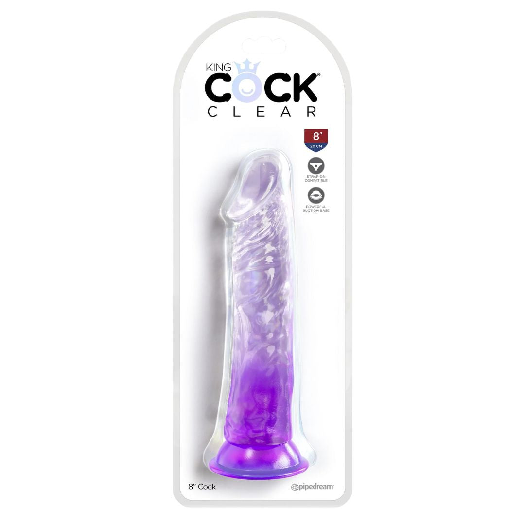 Naturdildo „8“-Cock“ mit Saugfuß
