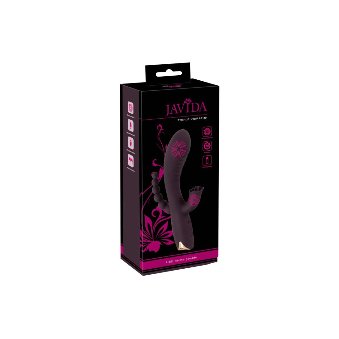Rabbitvibrator „Triple Vibrator“ mit Analstimulator - OH MY! FANTASY