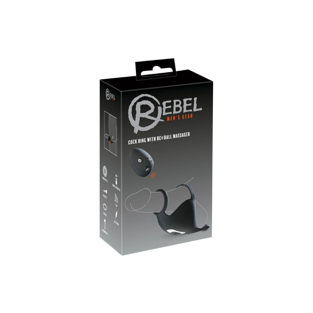 Hodenvibrator mit Penis- und Hodenring - OH MY! FANTASY