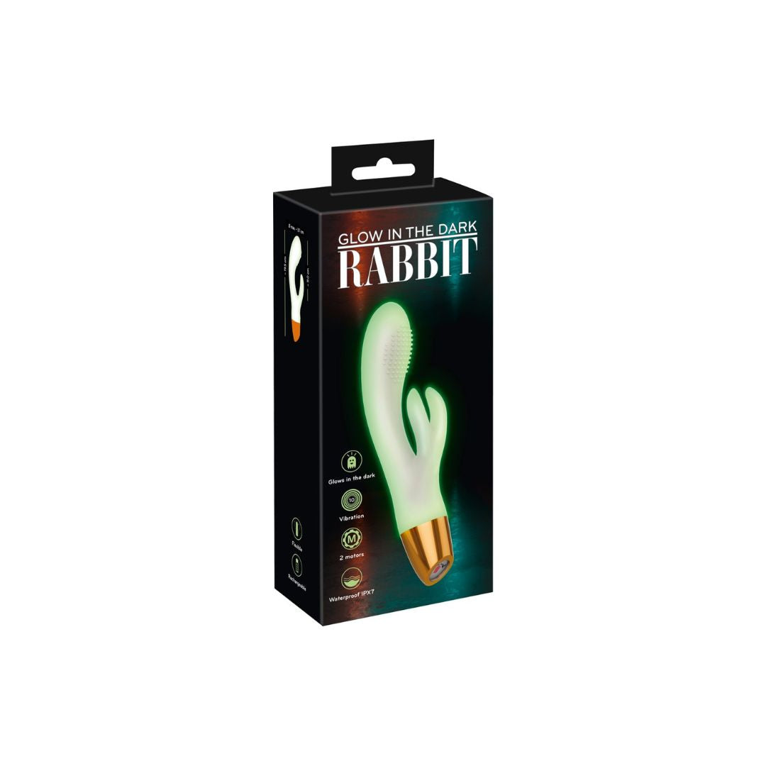 Rabbitvibrator „Glow in the dark“ - OH MY! FANTASY