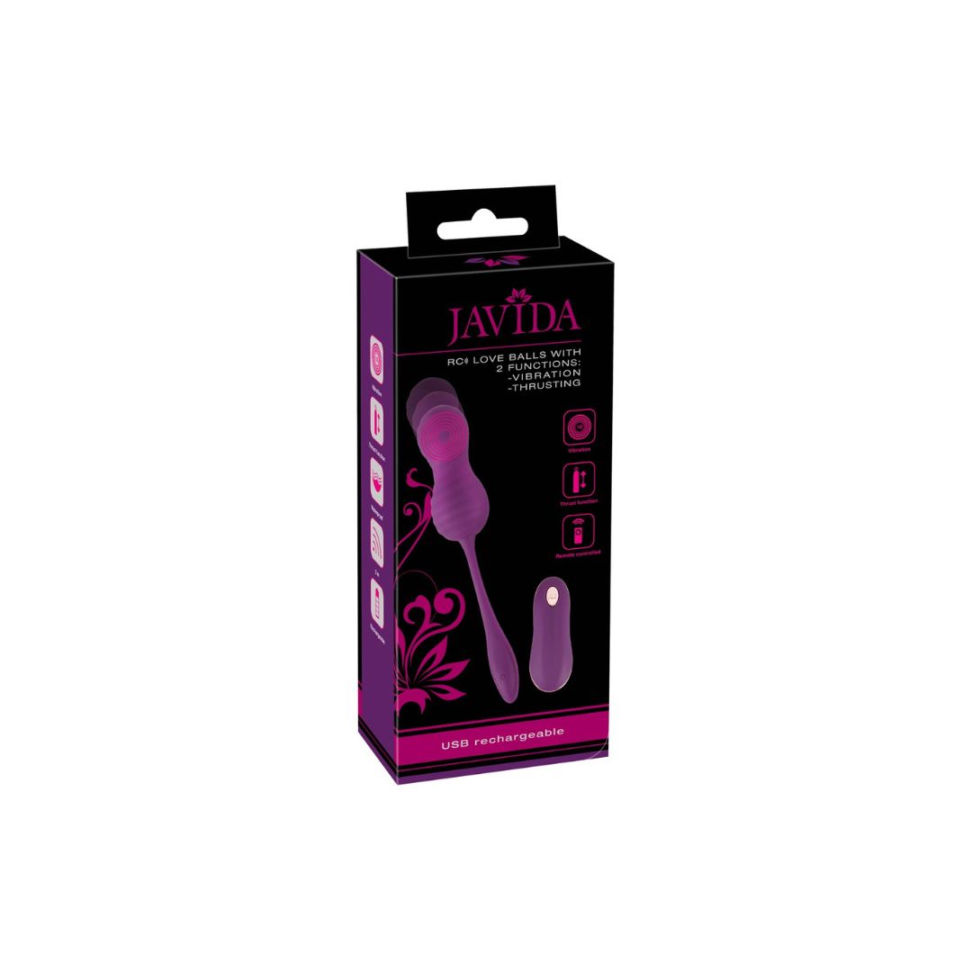 Liebeskugeln mit Vibration und Stoßfunktion - OH MY! FANTASY