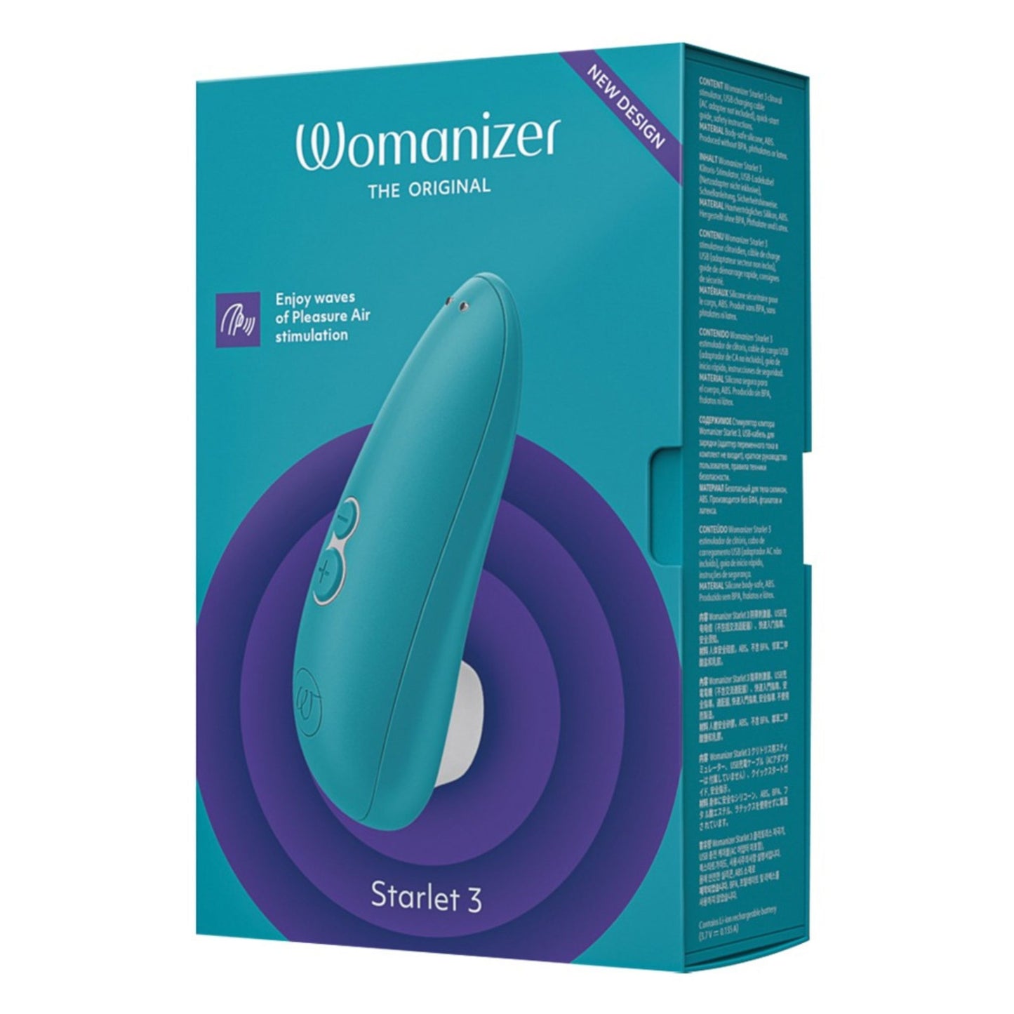 Druckwellenvibrator „Womanizer: Starlet 3“ Türkis - OH MY! FANTASY