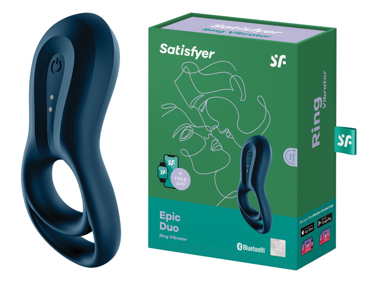 Satisfyer - Epic Duo - Ringvibrator mit App