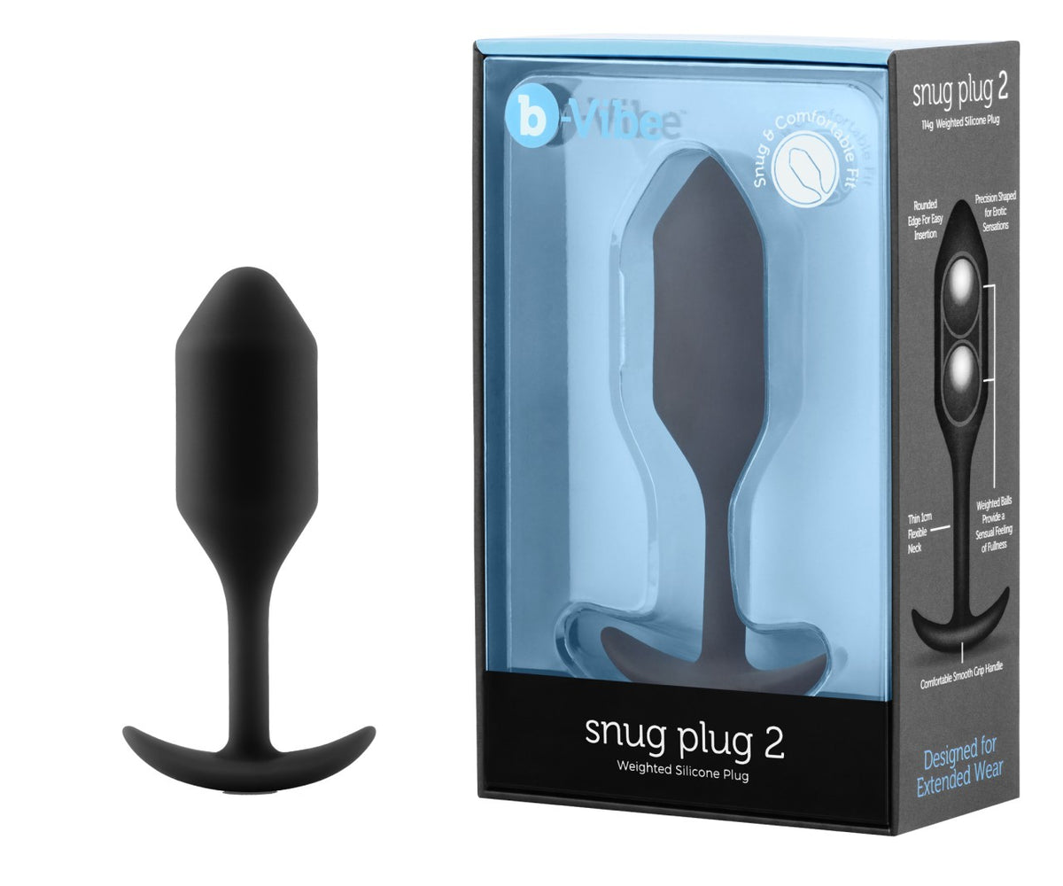 B-vibe - Snug Plug 2 - Gewichteter Analplug