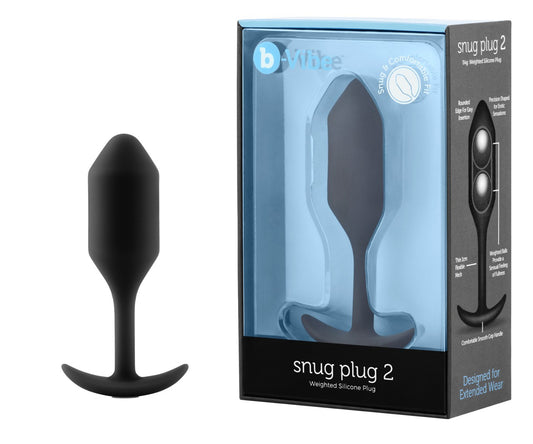 B-vibe - Snug Plug 2 - Gewichteter Analplug