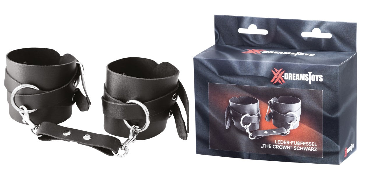 XX-DREAMSTOYS - The Crown - Leder-Fußfessel