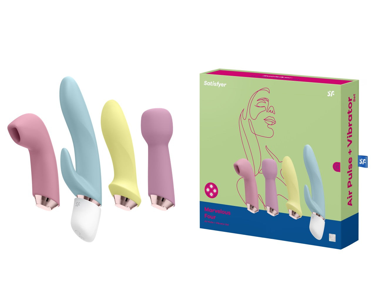 Satisfyer - Marvelous 4 - Vibratoren-Set