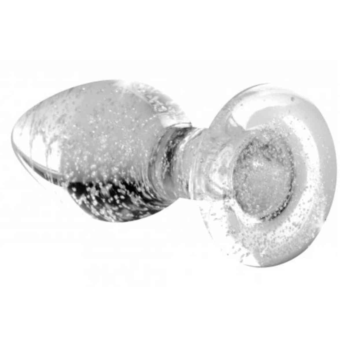 Analplug aus Glas "Glow in the Dark"