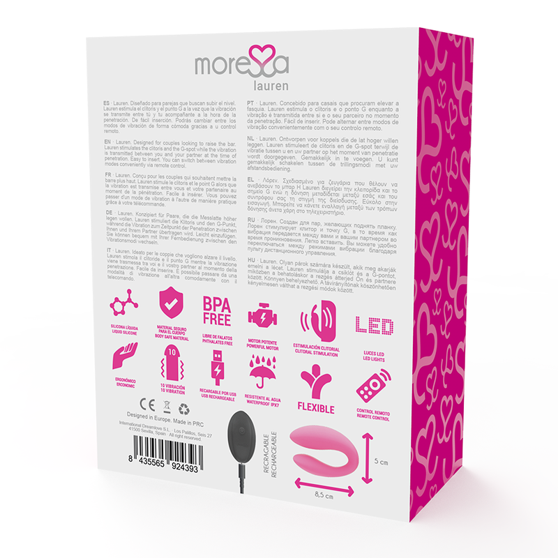 Moressa - Lauren - Stimulator mit Fernbedienung