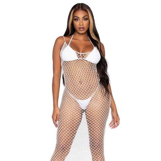 Leg Avenue - Woven Twist Net Maxi-kleid
