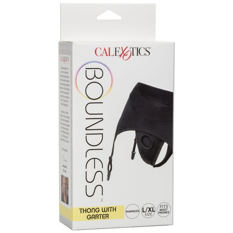 Calexotics - Tanga Harness - Strap-on-Geschirr mit Strumpfband