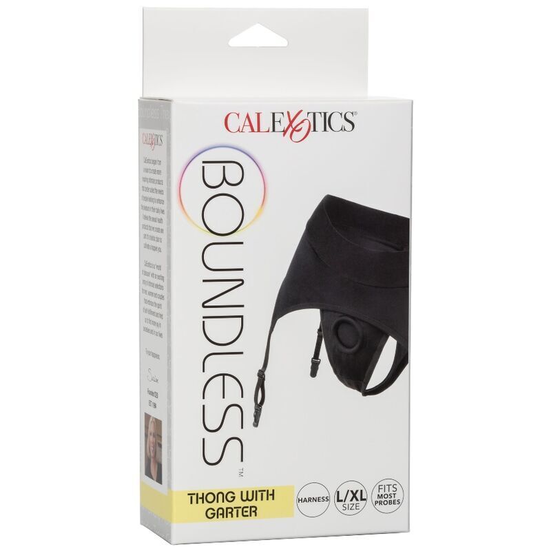 Calexotics - Tanga Harness - Strap-on-Geschirr mit Strumpfband