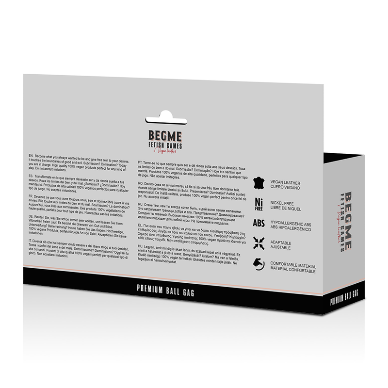 Begme - Knebel aus veganem Leder