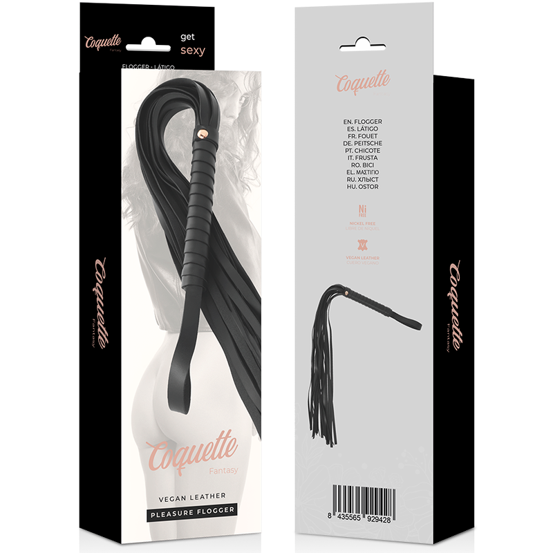 Coquette - Fantasy Reitgerte - Veganes Leder für BDSM