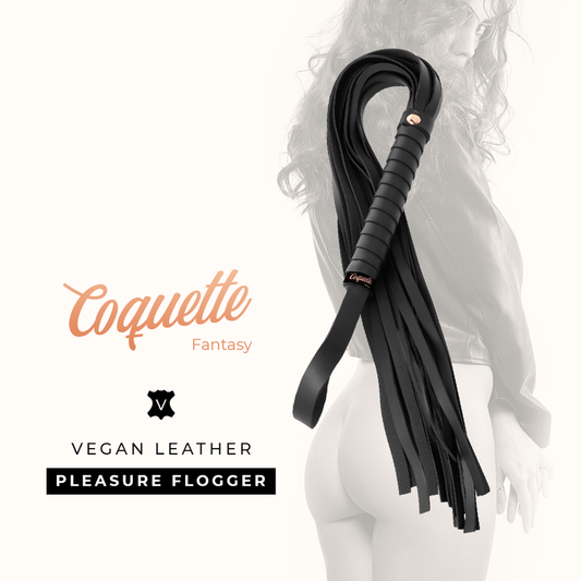 Coquette - Fantasy Reitgerte - Veganes Leder für BDSM
