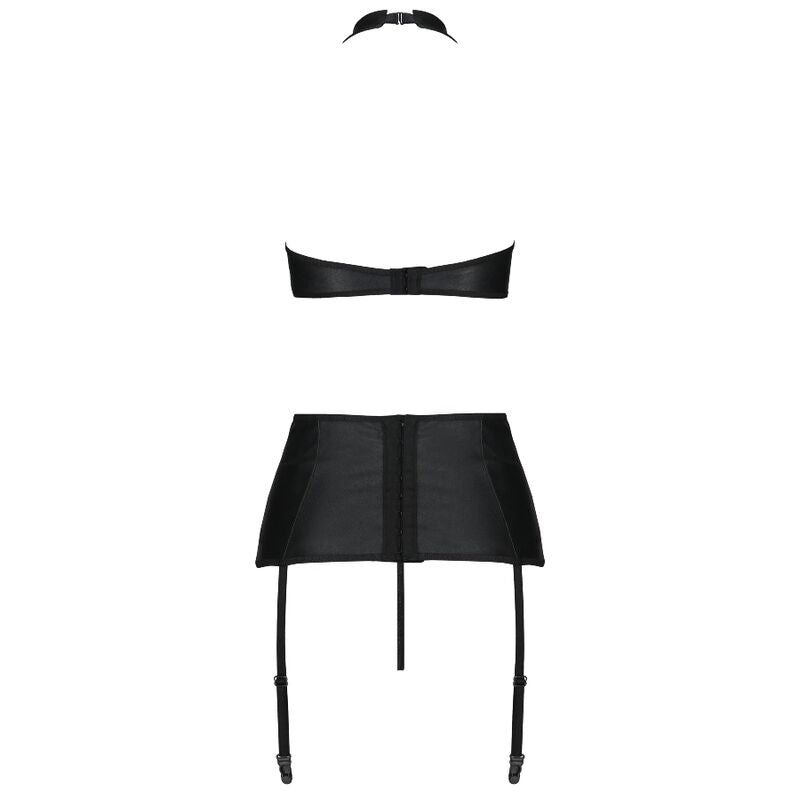 Passion - Nancy - Dessous-Teddy in Lederoptik