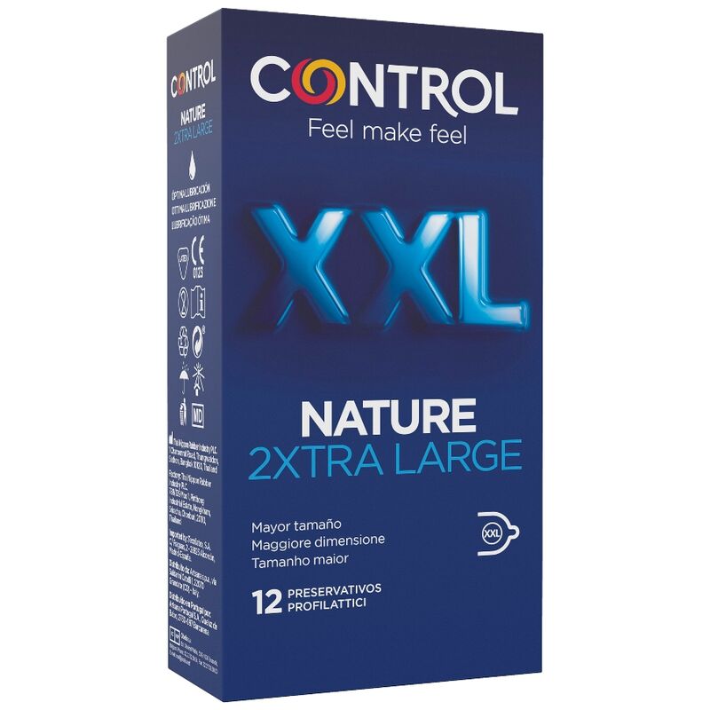 Control - Nature XXL - Extra große Kondome für Komfort