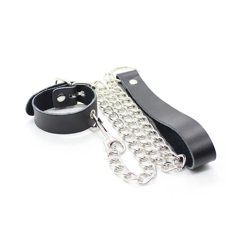 Ohmama - Fetish-Penis-Halskette und Lederarmband