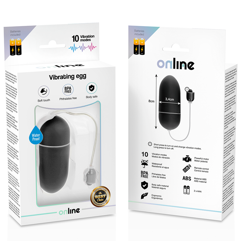 Online - Wasserdichtes Vibrationsei
