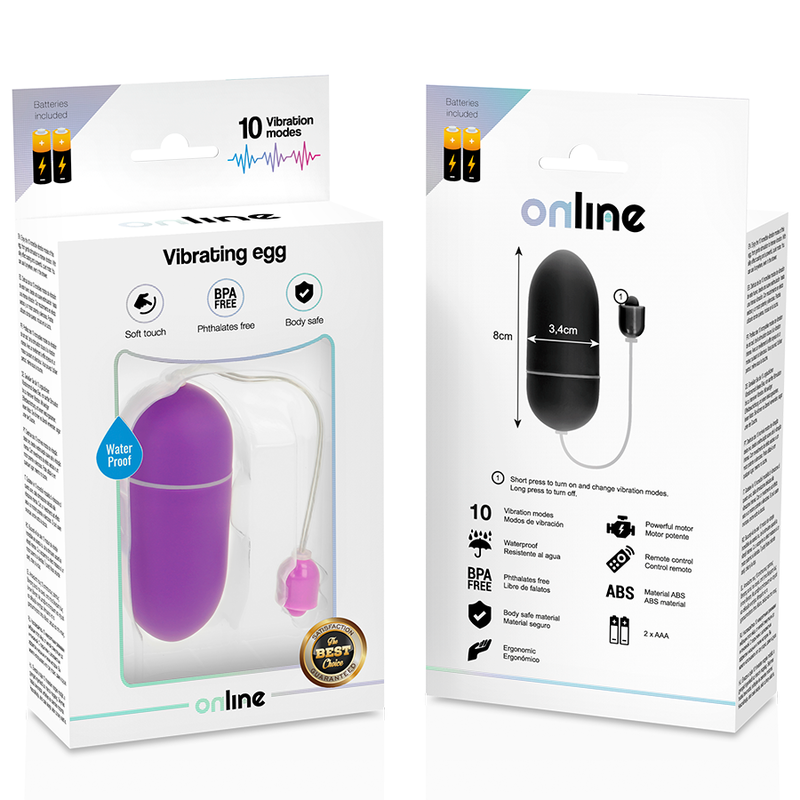 Online - Wasserdichtes Vibrationsei
