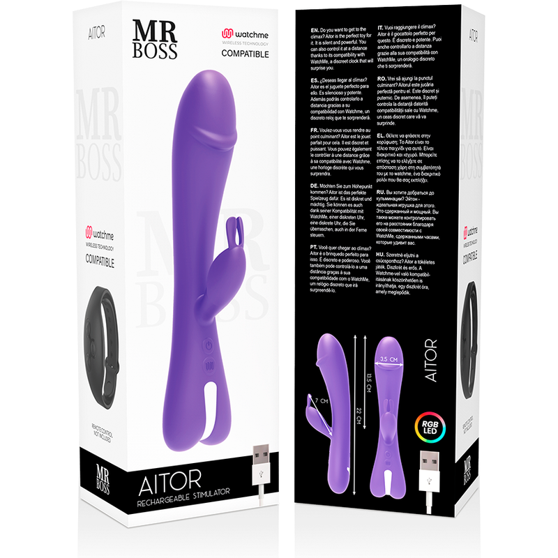 Mr. Boss - Aitor - Rabbitvibrator - Watchme-kompatibel