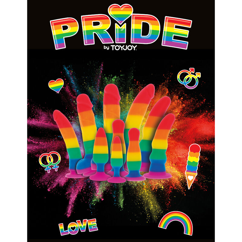 Pride - Pride Dildo mit Saugnapf