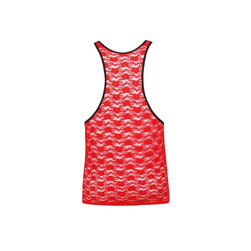 Anais Men - Brave - Herren-Tanktop mit floraler Spitze