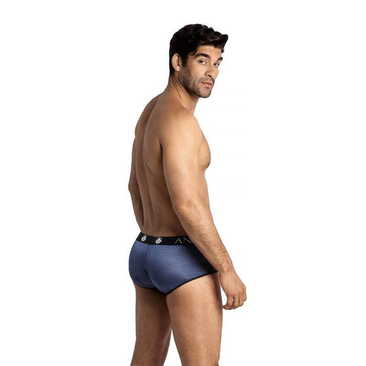 Anais Men - Naval - Herren-Shorty Brief mit Streifen