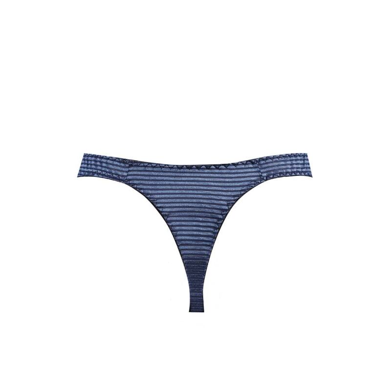 Anais Men - Naval - Herren-String mit Streifen