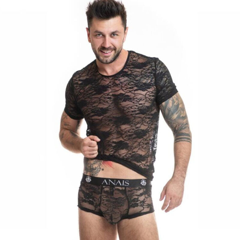 Anais Men - Romance - Herrenshirt aus floraler Spitze