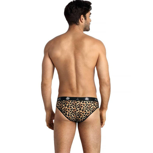Anais Men - Mercury - Herren-Slip mit Leo-Print