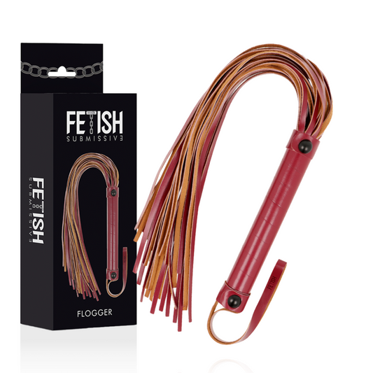 Fetish Submissive - Fetish Submissive Dark Room - Peitsche Aus Veganem Leder