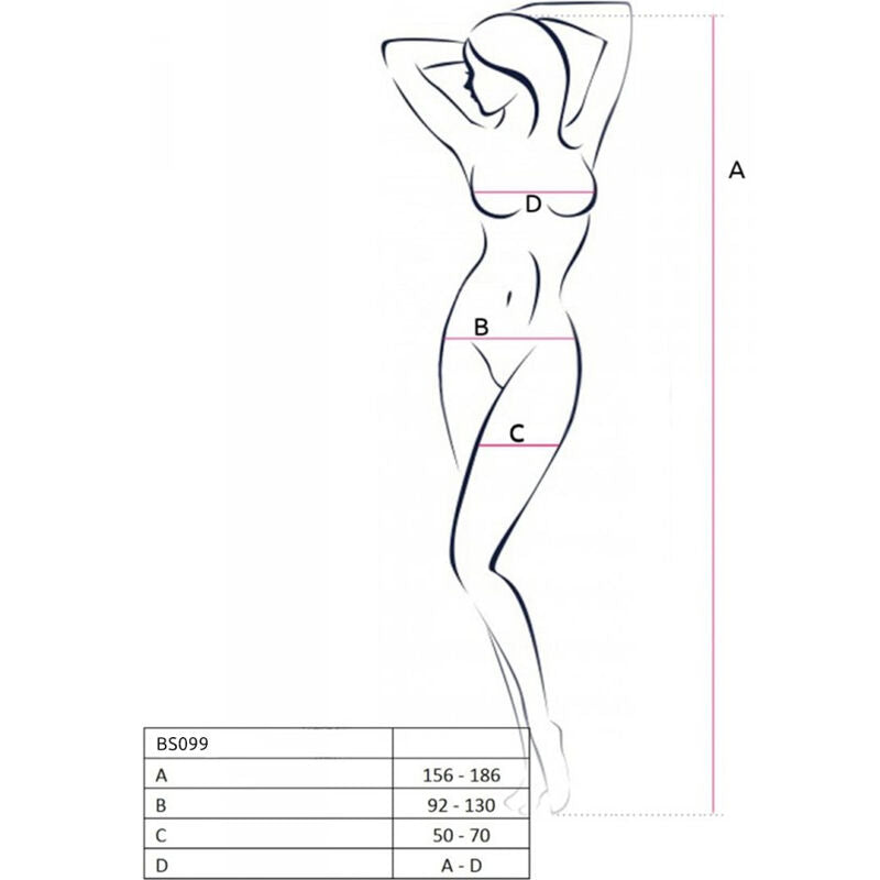 Passion - Bodystocking - Minikleid aus Mesh