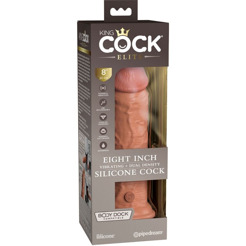 King Cock - Elite - Realistischer Dildo mit Vibration und Silikon