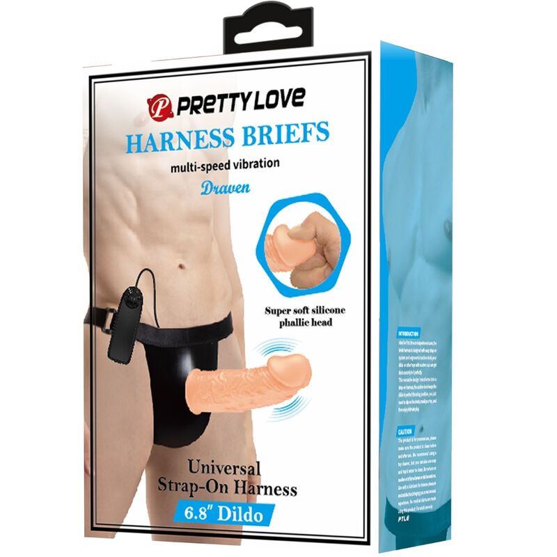 Pretty Love - Gurt-Hose mit Vibrationsdildo