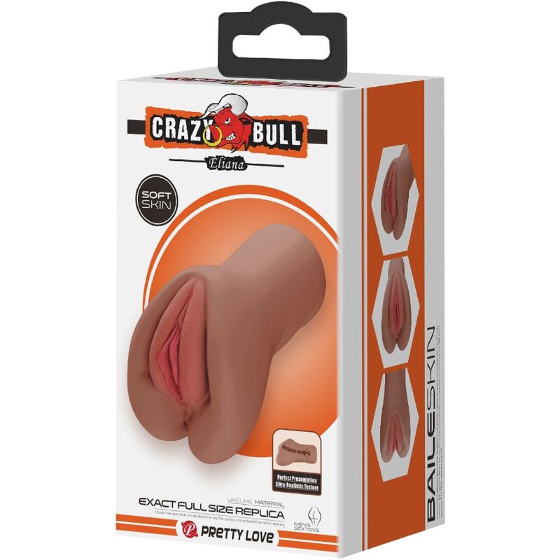 Crazy Bull - Vagina-Masturbator mit geripptem Tunnel