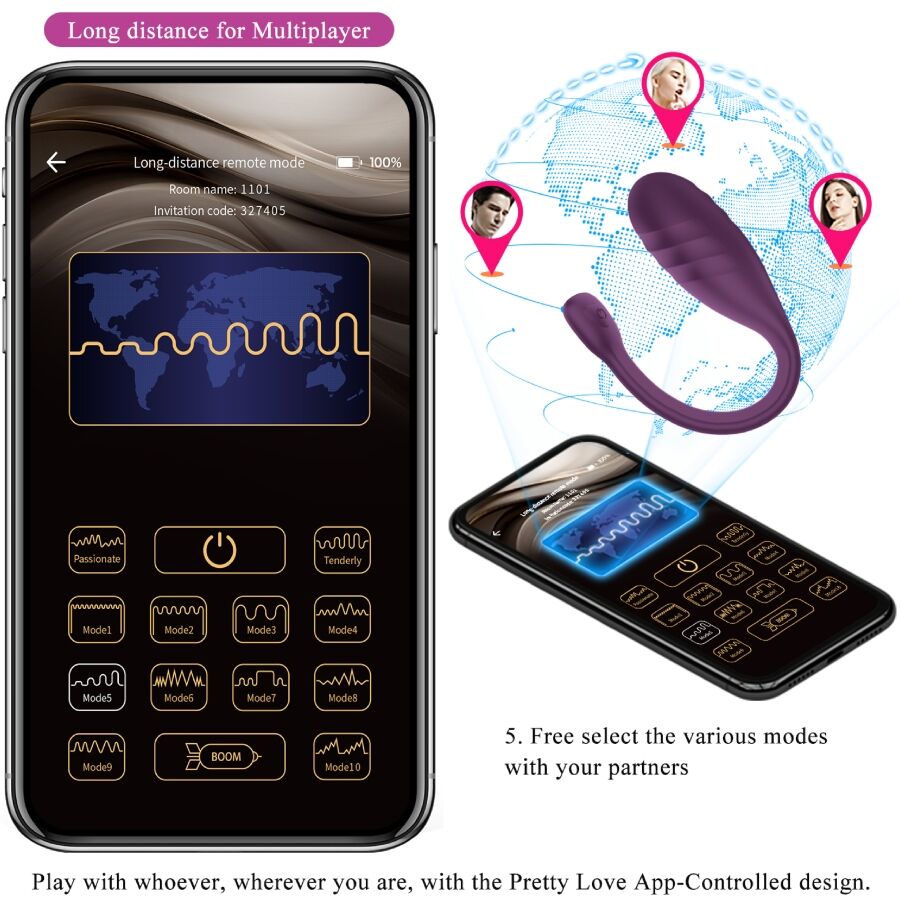 Pretty Love - Leviathan - App-gesteuerter Vibrator