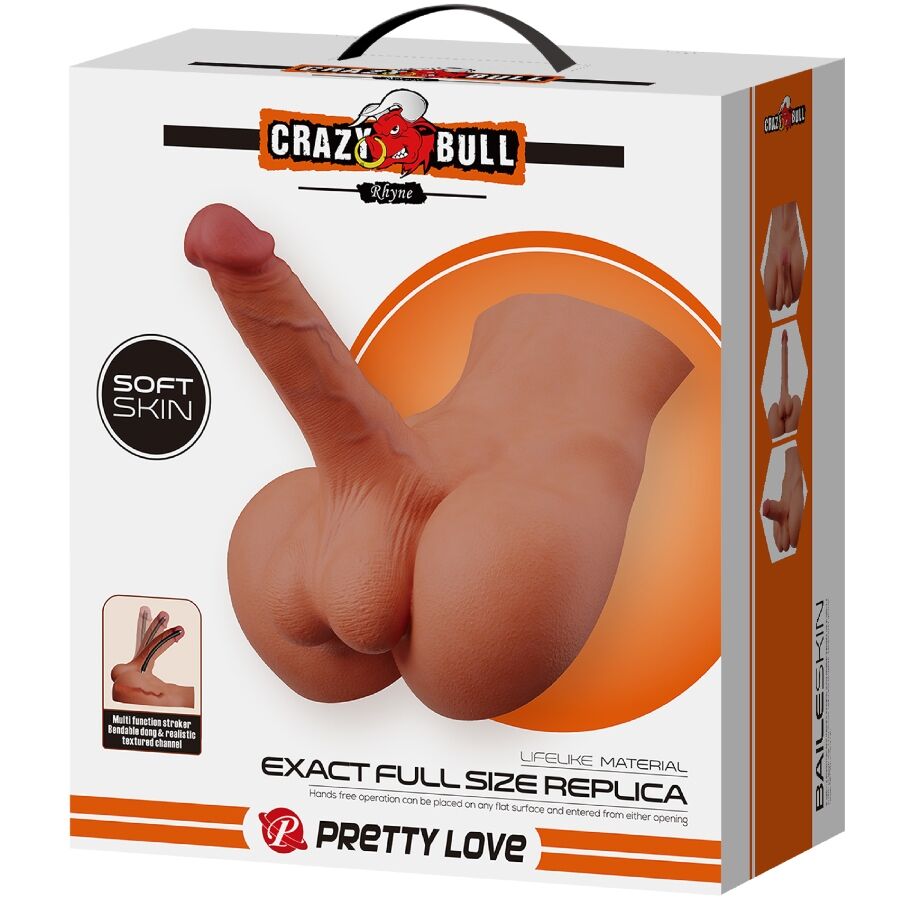 Crazy Bull - Po-Masturbator mit biegsamem Stimulationskanal