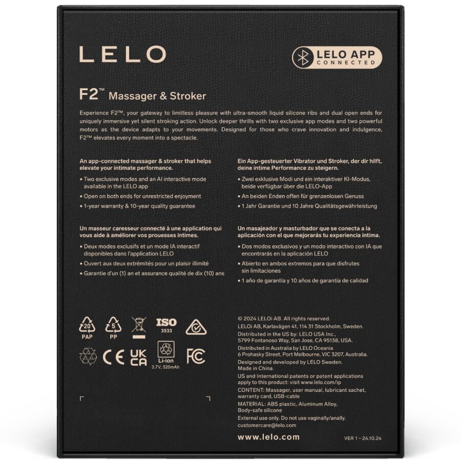 Lelo - F2s Teal - Masturbator