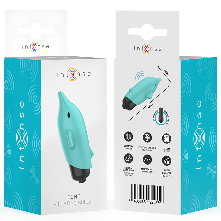 Intense - Echo - Vibrierendes Delphin-Bullet