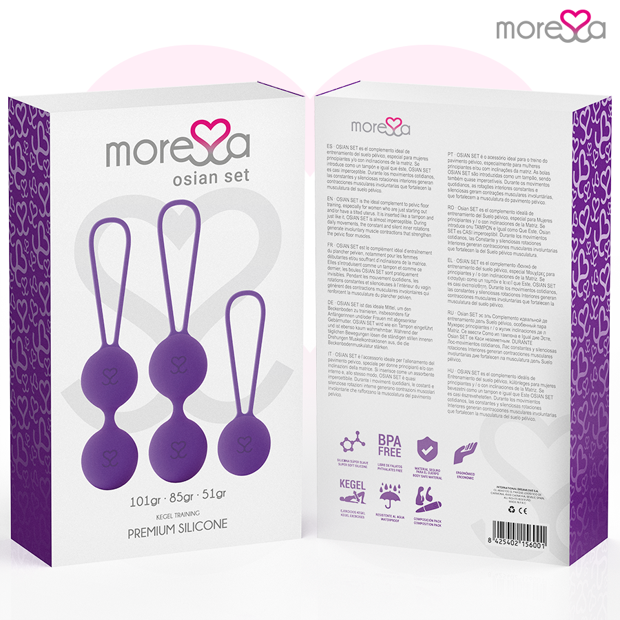 Moressa - Osian Set - Premium Silikon Liebeskugeln