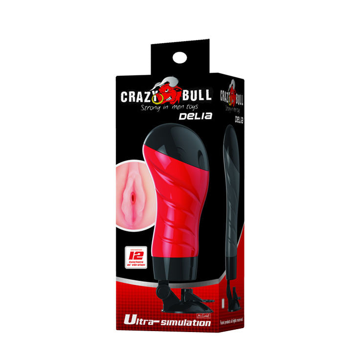 Crazy Bull - Vibrationsmasturbator mit Saugfuß