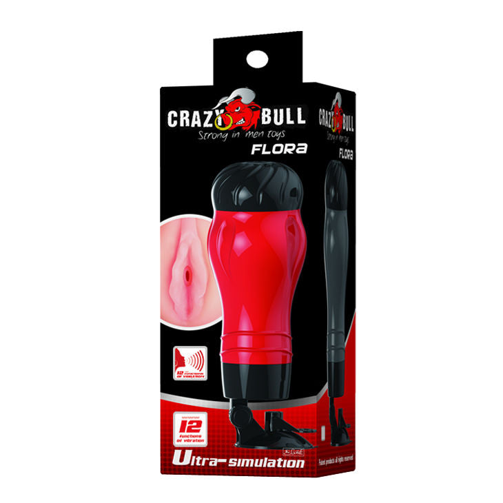 Crazy Bull - Vibrationsmasturbator mit Saugfuß