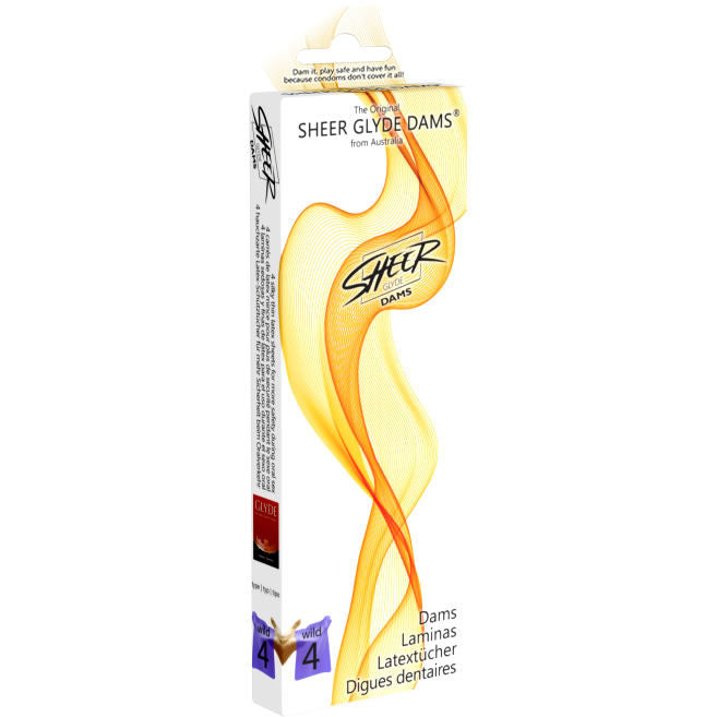 Sheer Glyde - Dams Glyde - Laminas Latex-Oralsex-Tücher