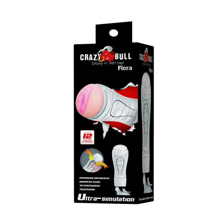 Crazy Bull - Vibrationsmasturbator mit Saugfuß