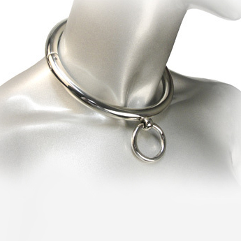 Metal Hard - BDSM-Halskette mit Ring