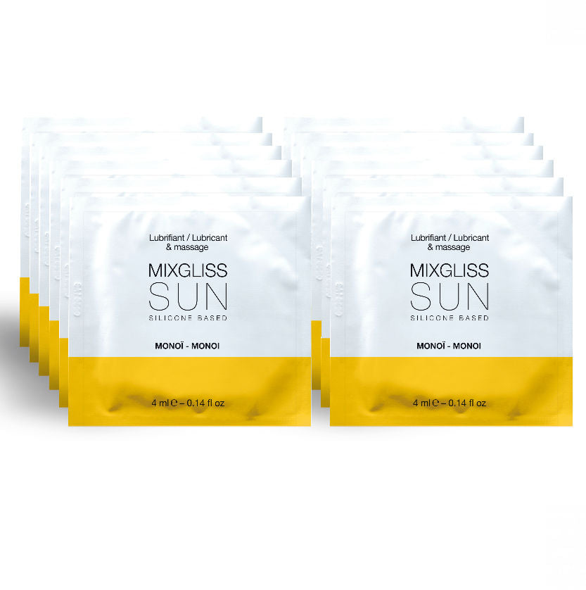Mixgliss - Gleitgel Aroma Monoi 12*4ml auf Silikonbasis
