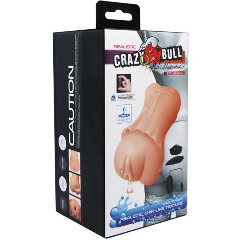 Crazy Bull - Water Skin - Realistischer Masturbator mit Selbstschmierung