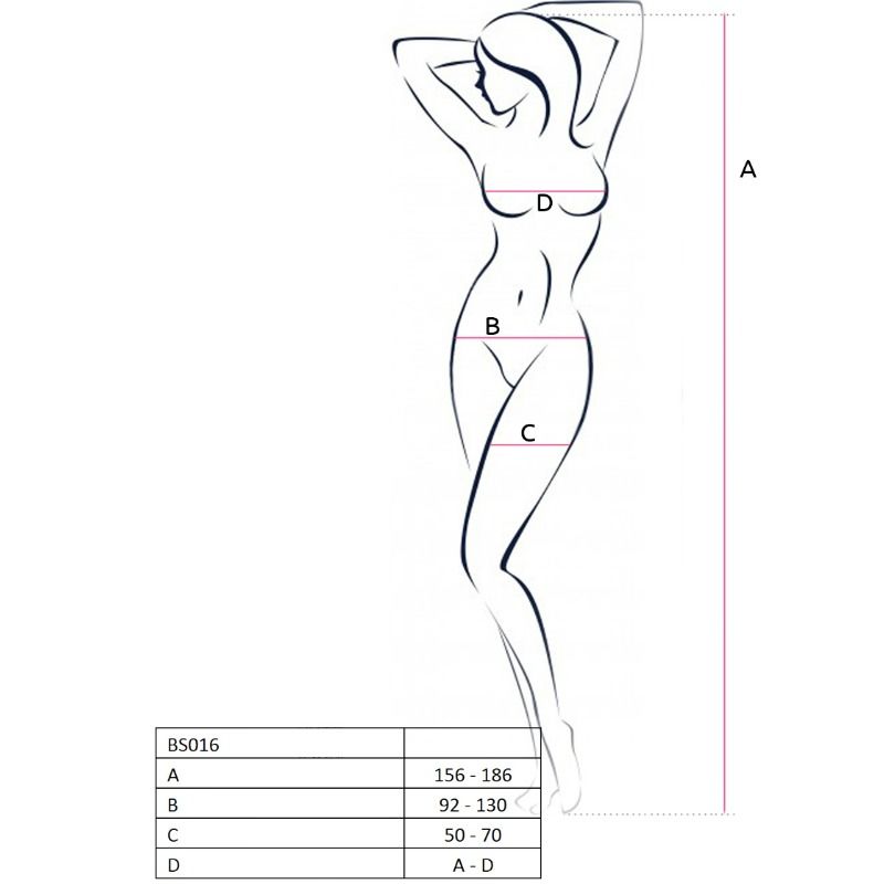 Passion - Netz-Body - Sinnlicher Einteiler mit Stickerei
