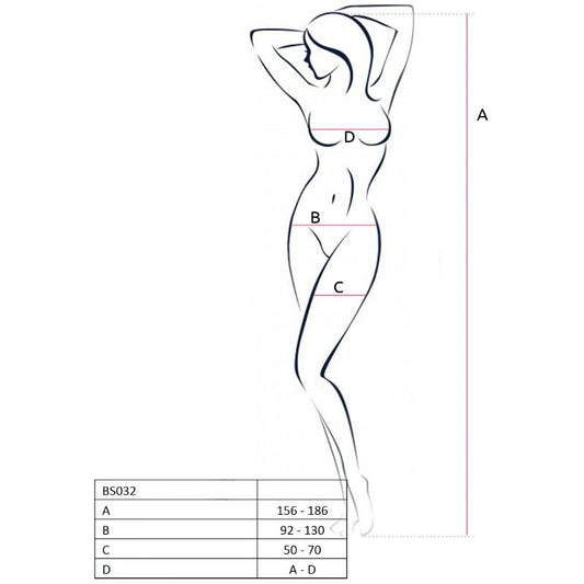 Passion - Netz-Body mit offener Schrittpartie